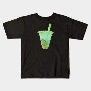 Bubble Boba Tea - Melon Kids T-Shirt